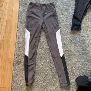 High Rise Purple Workout Legging with pockets